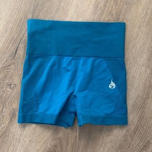 Ryderwear teal seamless shorts